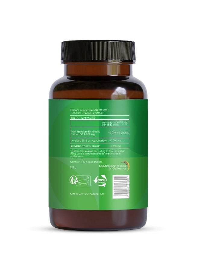 Vitabay Lion's Mane 60,000 mg - 180 vegan tablets - Image 4