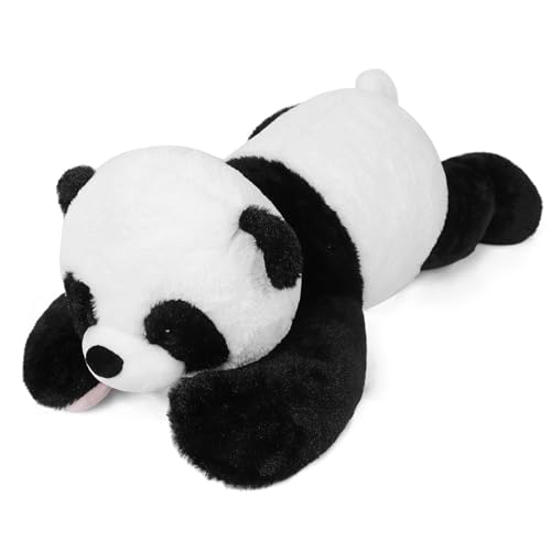 JellyMallow 5 lbs 24" Weighted Stuffed Animals Panda Plushie, Cute Panda Weighted Plush Pillow Giant Stuffed Animals for Kids Adults - Image 4