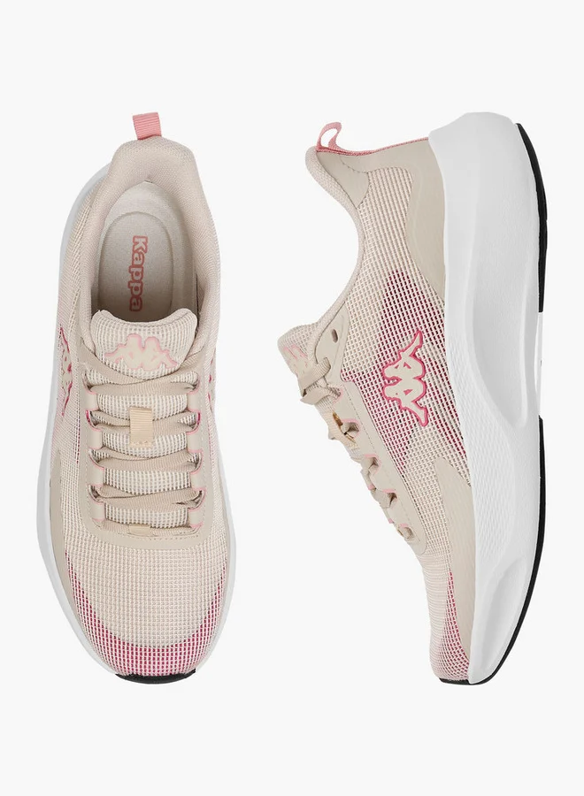 كابا Women's Logo Print Shoes with Lace-Up Closure