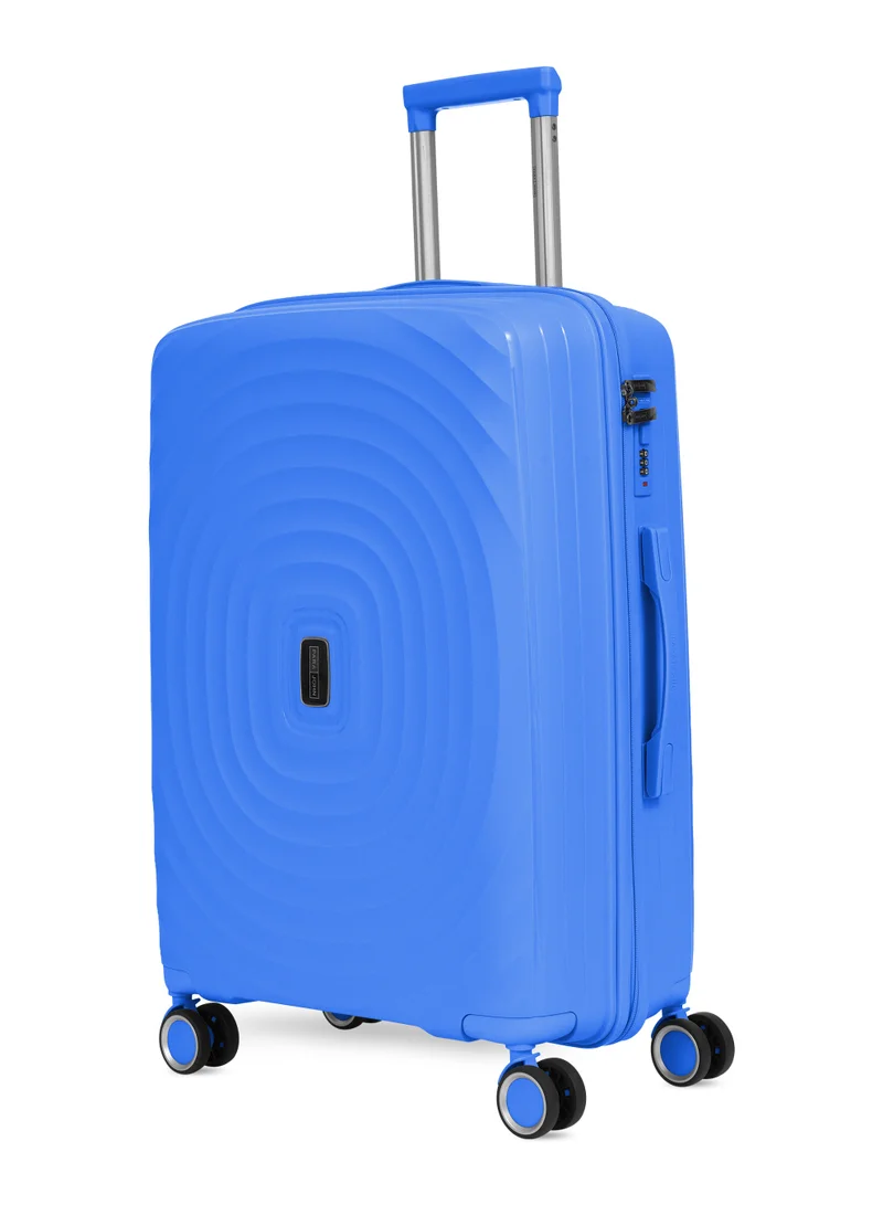 بارا جون طقم سفر ثلاث قطع | حقائب بعجلات صلبة خفيفة الوزن  كجم،  كجم،  كجم أزرق داكن