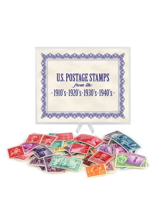 American Coin Treasures 40 U.S. Postage Stamps From The 1910'S 1920'S 1930'S And 1940'S Mint State Condition Various Denominations And Postal Rates Perforated Edges  - Image 4