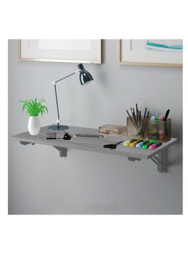 Home Gallery Wall Mounted Folding Desk 60 x 40 cm gray - Image 2