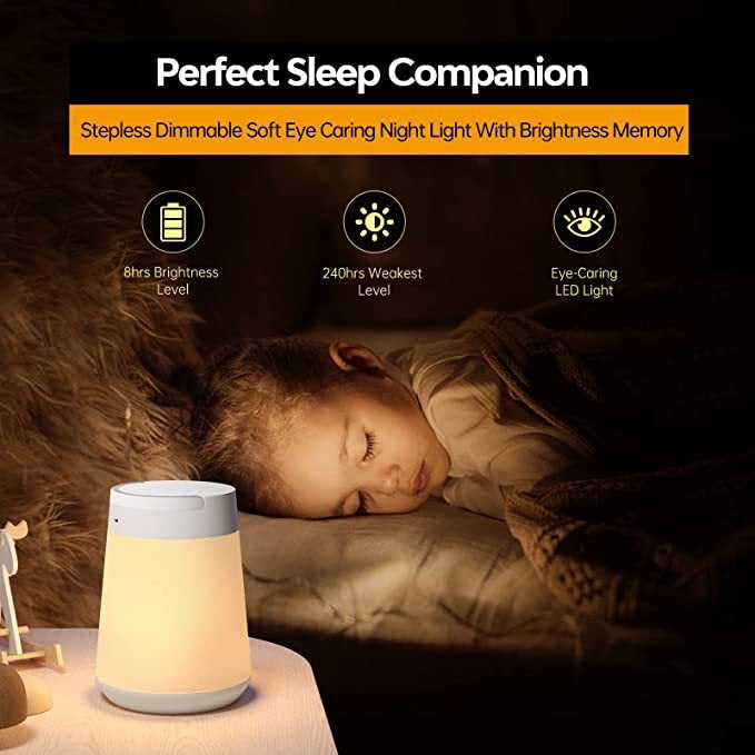 Private Model Led Bedside Lamp Children'S Room Sleeping Night Light Mother And Baby Soft Light Bedside Night Light Usb Charging Multi-Color Adjustable - Image 2