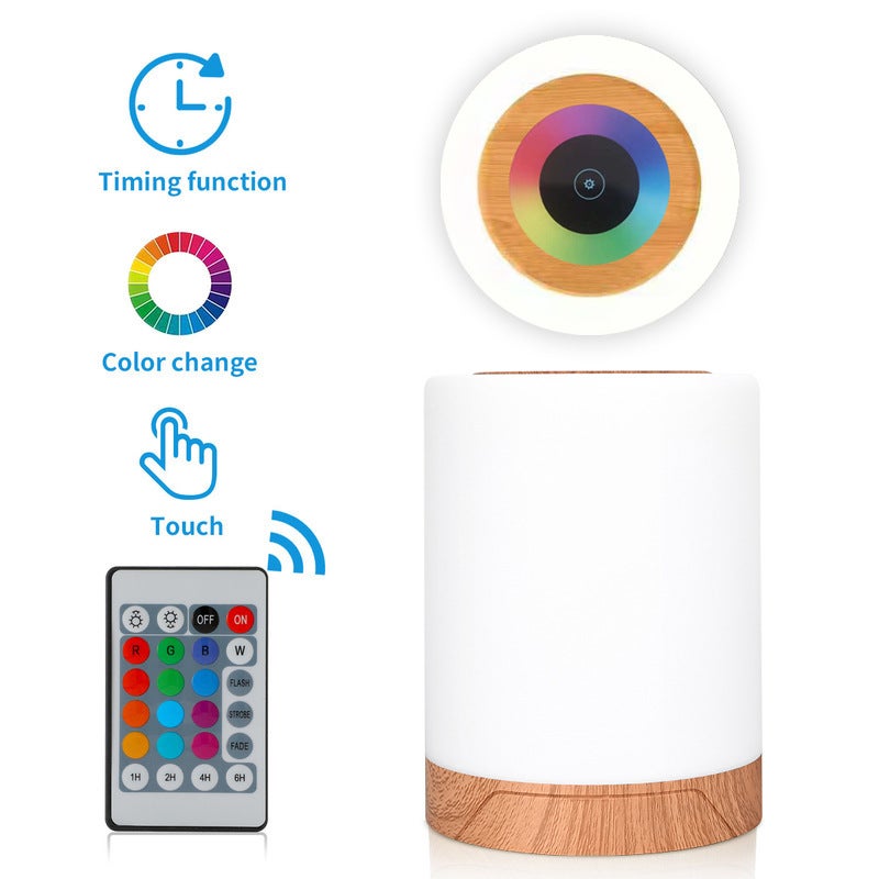 Private Model Led Bedside Lamp Children'S Room Sleeping Night Light Mother And Baby Soft Light Bedside Night Light Usb Charging Multi-Color Adjustable - Image 4