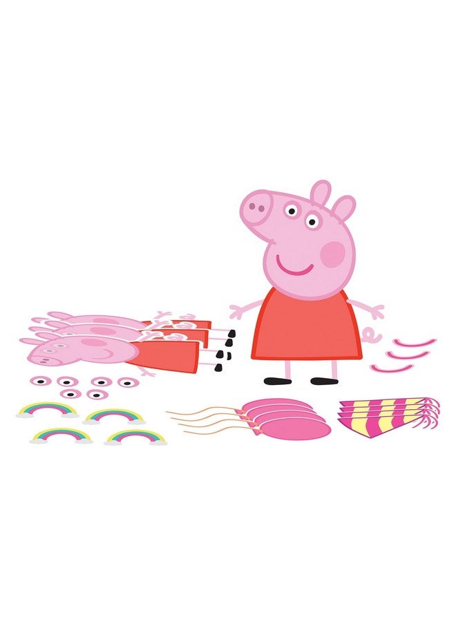 Amscan Amscan Peppa Pig Confetti Multicolor Party Craft Kit - 10"x8.5" (Pack of 4) - Ultimate Kids DIY Activity for Birthdays, Special Events & Classroom Fun 