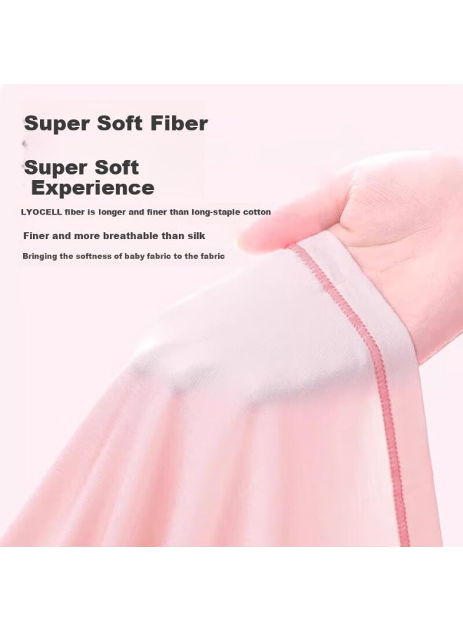 LANG SHA Langsha Children's Pajamas Boys And Girls Spring And Summer Thin Home Wear Set Thin Breathable Medium And Large Children's Baby Air-conditioning Clothes 150 - Image 3