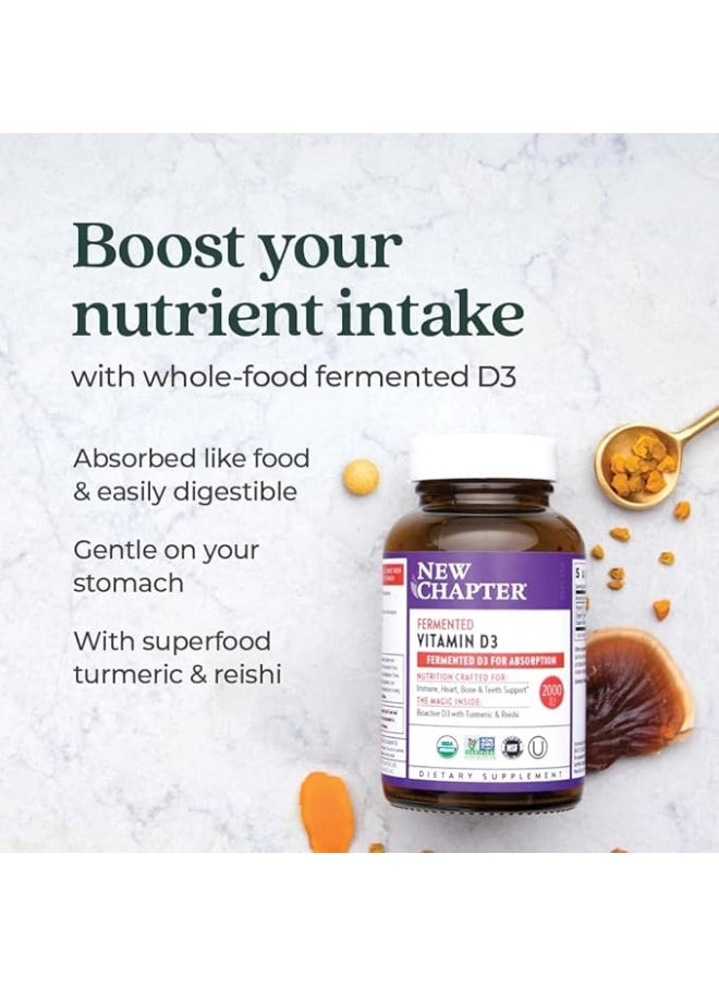 New Chapter Fermented Vitamin D3 Cap 60S  - Image 4