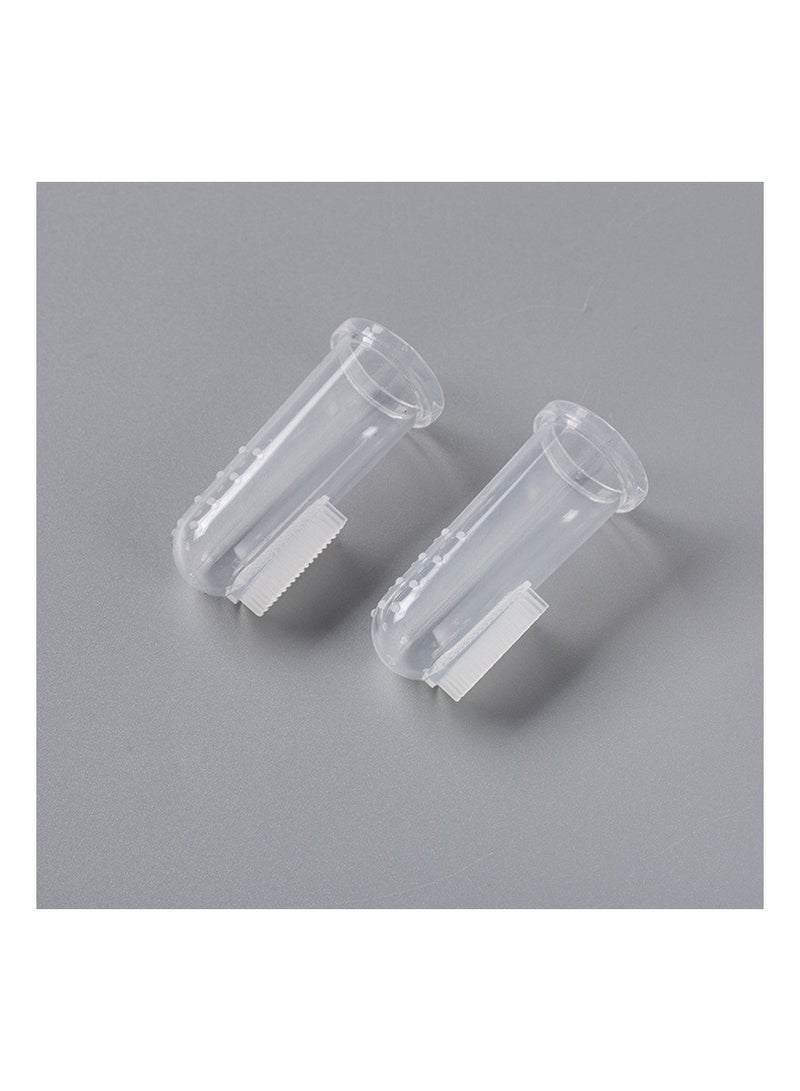 Five pet teeth cleaning finger cots for daily oral cleaning of cats and dogs, freshening breath and reducing plaque and tartar - Image 3