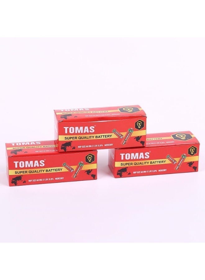 بطاريات TOMAS AA 1.5 فولت R6S UM-3، خالية من الزئبق 0.0% - عبوة من 40 - Image 5