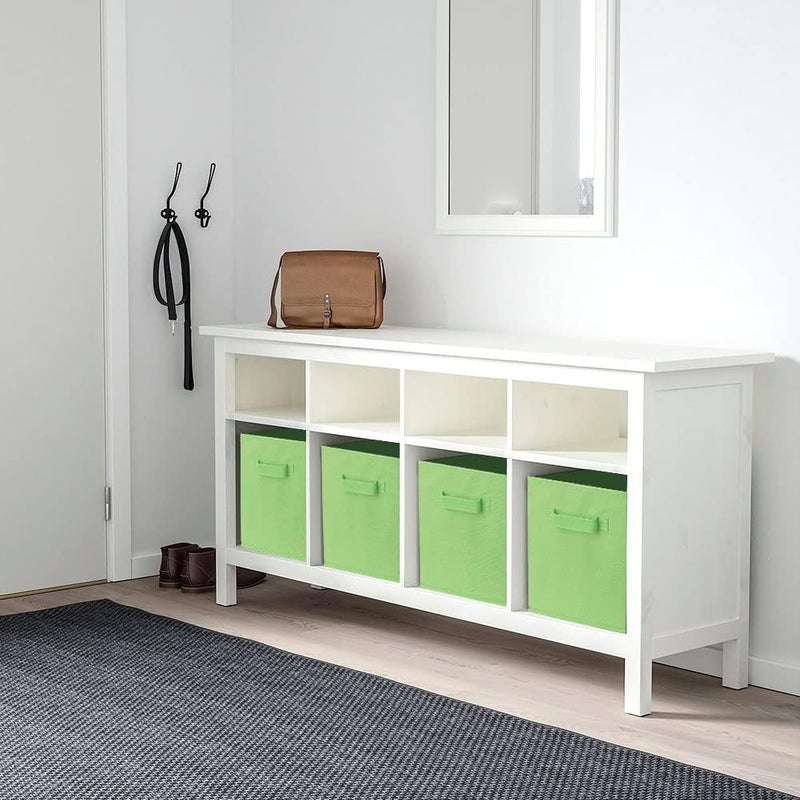 PowerKing Storage Box, 2 Pieces Foldable Storage Cube, Storage Box, Made of Fabric – Green - Image 4