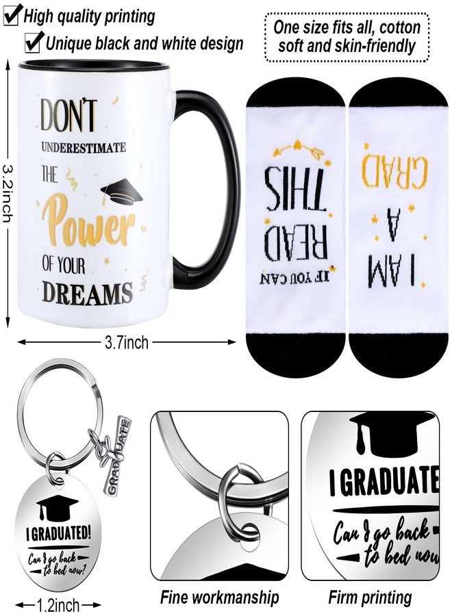 Bulyoou 5 Pcs 2026 Graduation Gifts Set for Her, College Congrats Grad Gifts Basket, Graduation Tote Bag for Her, Class of 2026 Congratulations Gift for Graduates Women Friends Teacher Nurse - Image 4