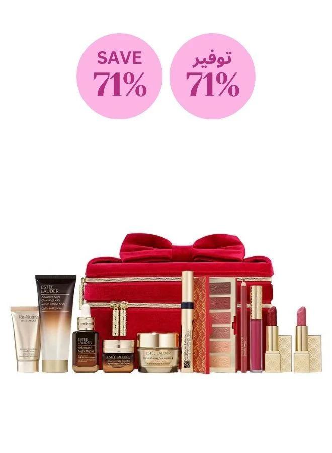 ESTEE LAUDER Estée Lauder Blockbuster Skin-Care and Makeup Gift Set, Savings 71%
