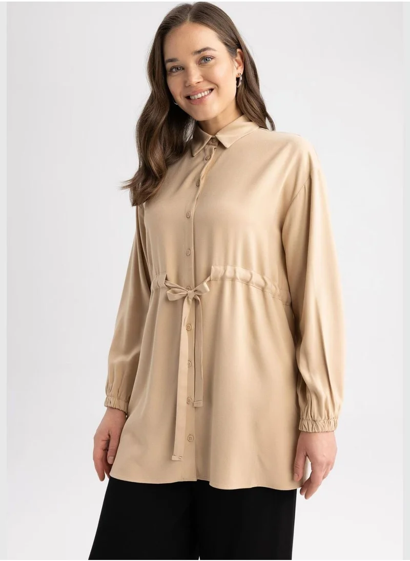DeFacto Woman Woven Long Sleeve Tunic