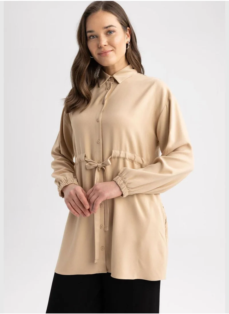 DeFacto Woman Woven Long Sleeve Tunic
