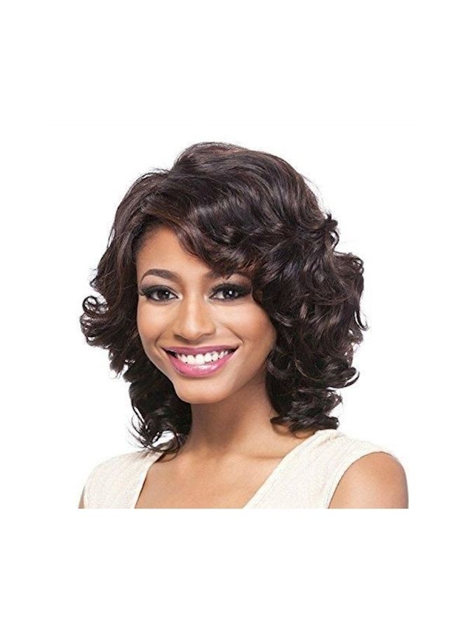 NIBEMINENT Fashionable Curly Wig Brown
