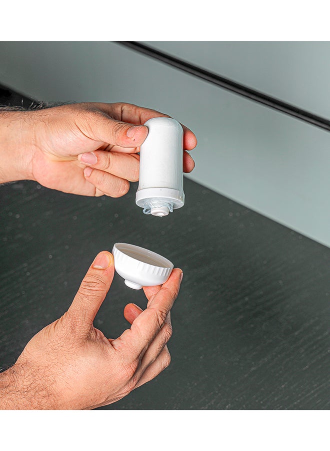 Royalford Ceramic Water Filter- RF12505/ 2 Stage Purification and Remove Contaminants, Reusable/ Perfect for Kitchen, Bathroom for Cooking, Cleaning, Bathing, etc./ White - Image 4