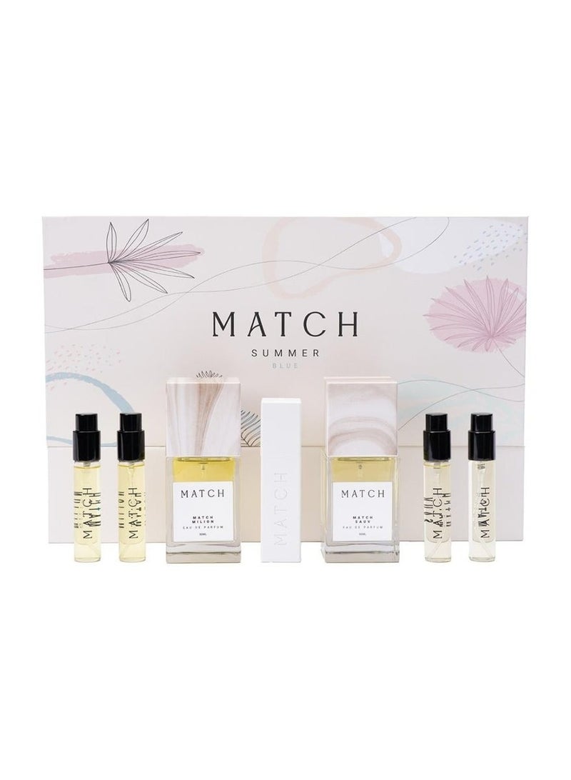 ماتش ممجموعة الصيف الرجالية - بلو - Image 1