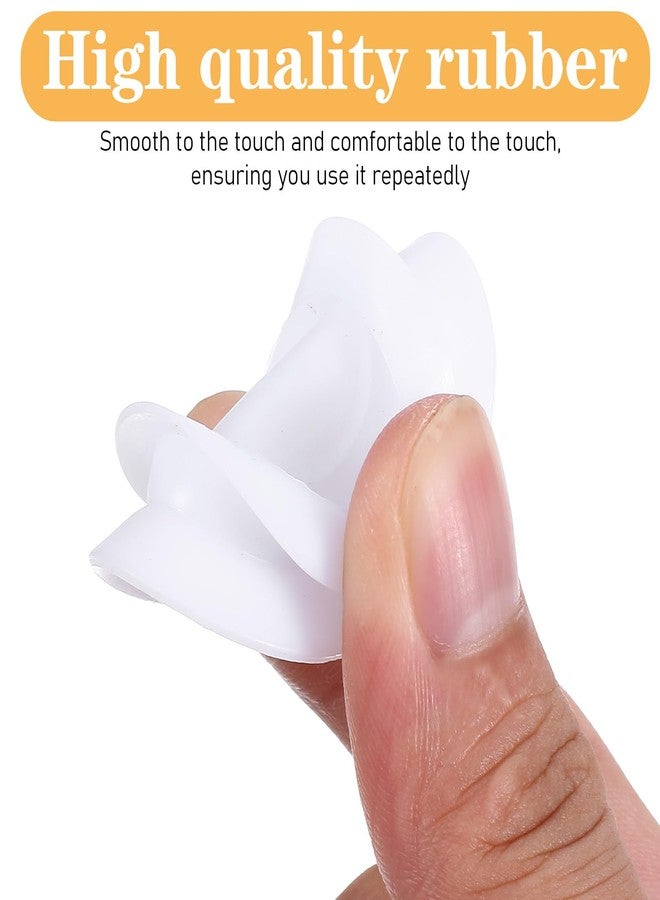 Eldraqth 20pcs Piggy Bank Stoppers Rubber Piggy Bank Hole Plugs Replacement 5 Sizes Rubber Saving Box Plug Round Piggys Banks Stopper Cover for Money Saving Box (White) - Image 5