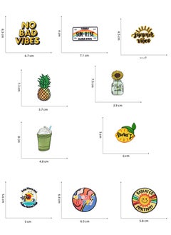 Depend 10 Pieces Iron On Patches And Embroidered Iron On Patches For Clothing With Sewing Kit For Jackets Backpacks Jeans Backpacks And Clothes Each Embroidered Patch  - Image 2