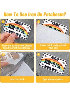 Depend 10 Pieces Iron On Patches And Embroidered Iron On Patches For Clothing With Sewing Kit For Jackets Backpacks Jeans Backpacks And Clothes Each Embroidered Patch  - Image 3