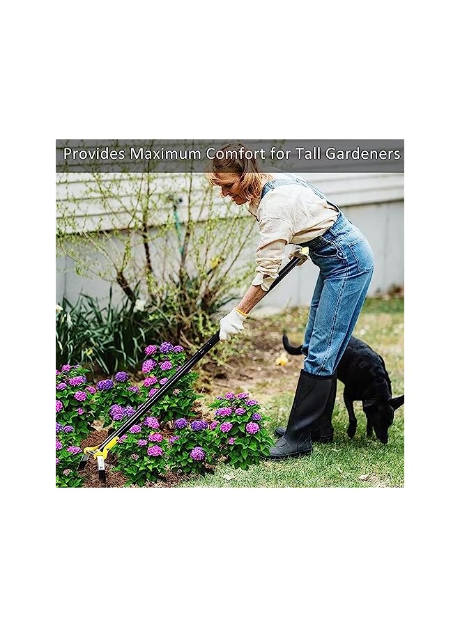 PROMASS promass Hoe Garden Tool - Garden Hula Hoes for Weeding Gardening Long Handle Heavy Duty - Adjustable Weeding Loop Stirrup Hoe  - Image 5