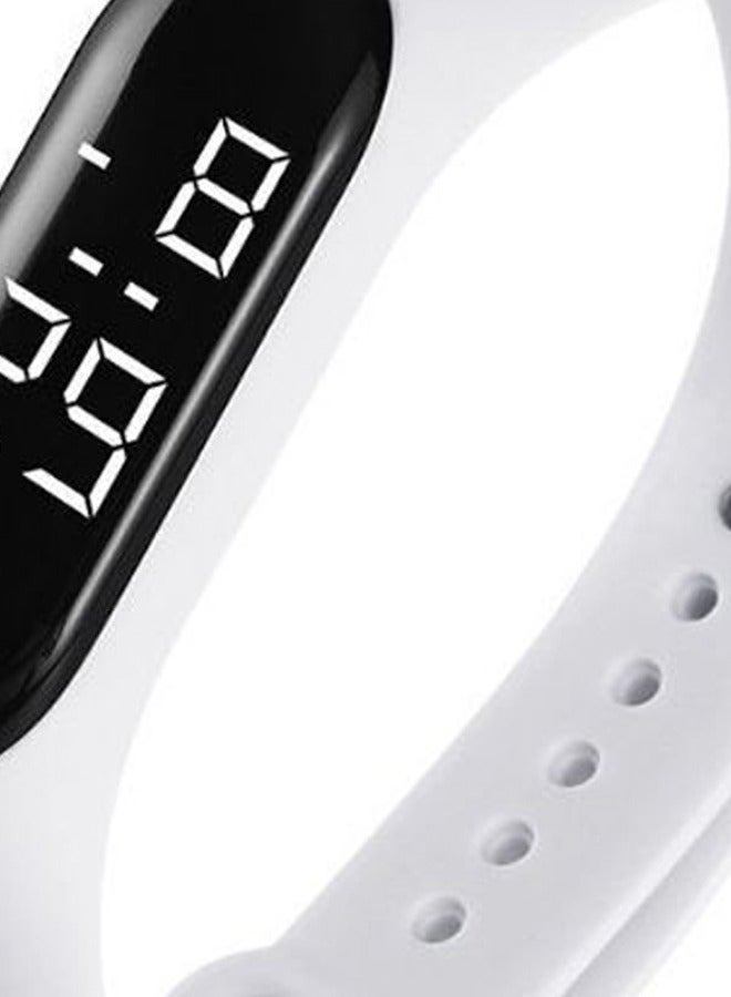 Smart Watch  Waterproof watch, Sports Watch with LED White Light Display Silicone Strap - Image 2