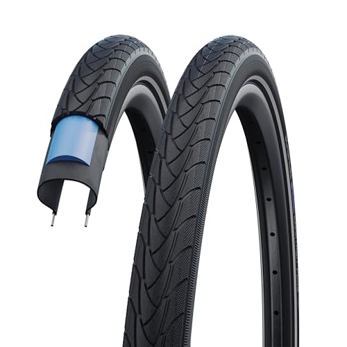 Schwalbe Marathon Plus HS 440 Road Bike Tire (700x28, Allround Wire Beaded, Reflex) - Image 1