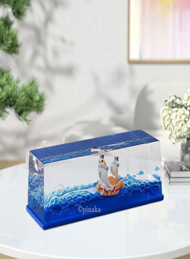 PINAKA One Piece Unsinkable Thousand Sunny Ship Action Figure, Anime Theme, Multi Color, PVC, 14.2 x 5.5 x 4.5 cm - Image 3