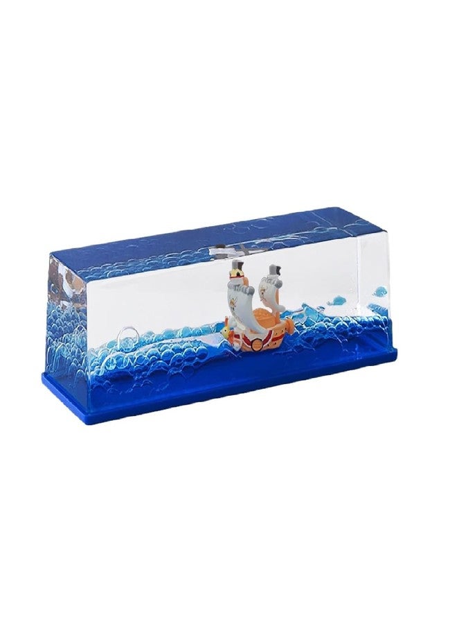 PINAKA One Piece Unsinkable Thousand Sunny Ship Action Figure, Anime Theme, Multi Color, PVC, 14.2 x 5.5 x 4.5 cm - Image 1