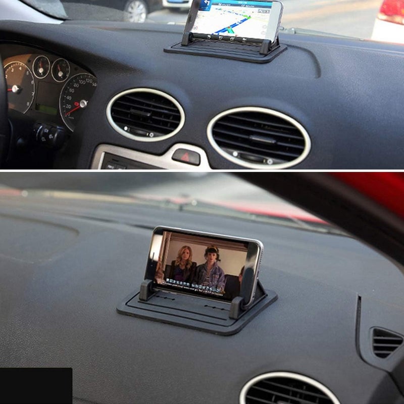 klarako Car Phone Holder, Silicone Car Dashboard Mobile Phone Mount Universal Cell Phone Stand Dash Mat Compatible with Smartphone - Image 4