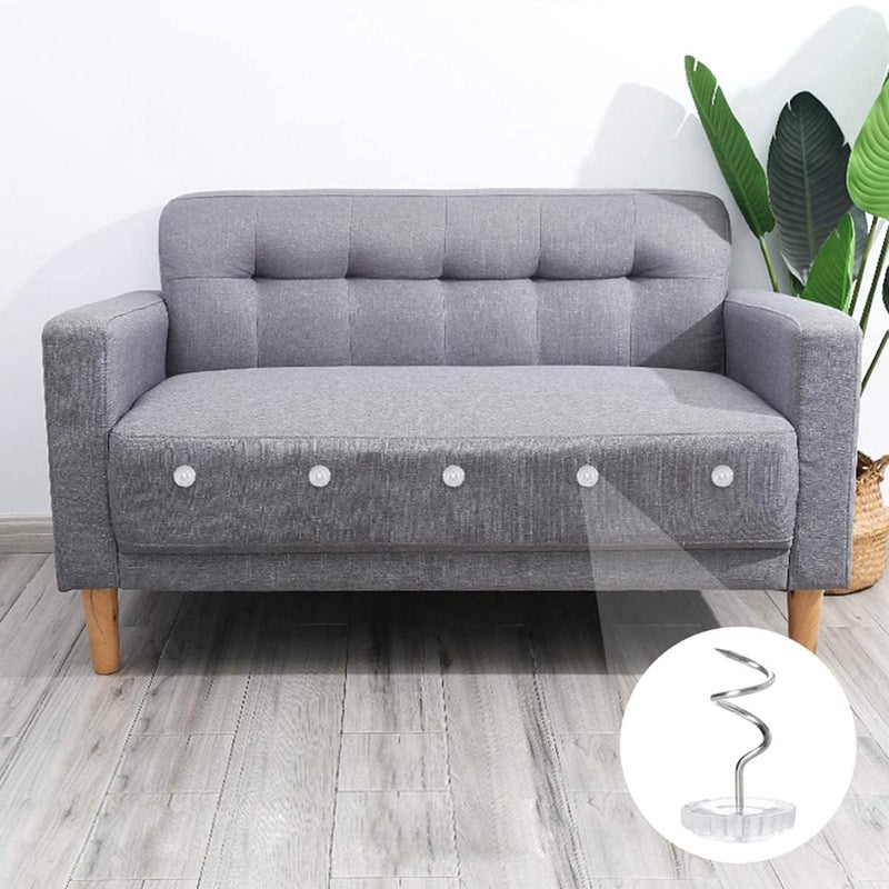 Akstore 20 Pcs Bed Skirt Pins Clear Heads Twist Pins for Upholstery, Slipcovers and Bedskirts, Bedskirt Pins (20PCS) - Image 5