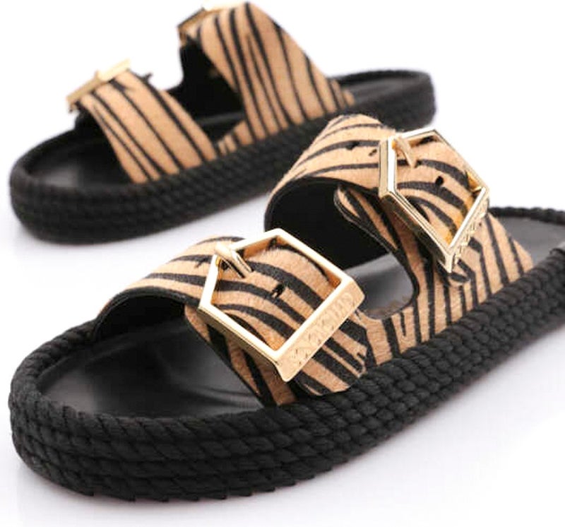 BOHONOMAD SYD20-ZEB Sydney Women's Slippers Zebra - Image 4