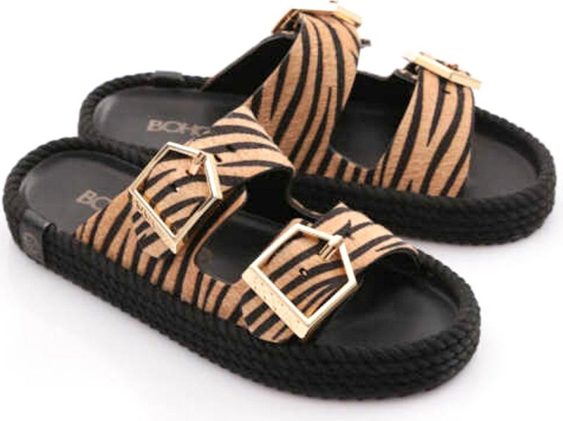 BOHONOMAD SYD20-ZEB Sydney Women's Slippers Zebra - Image 2