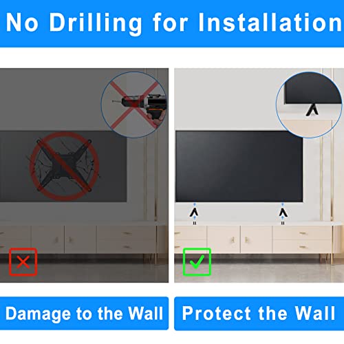 Chunxiao Upgraded TV Legs for TCL Roku TVs 32" 40" 43" 49" 50" 55" Hole - TV Base Stand for TCL Roku TV Stand Legs Replacement TV Feet with Screw Kits Easy to Install - Image 4