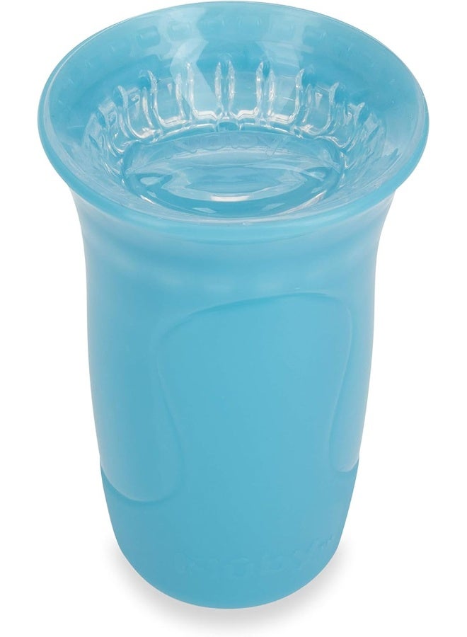 Nuby كوب نوبى 3 قطع بدون انسكاب حافة ذكية 360 مع حافة سيليكون سهلة التنظيف بتقنية اللمس - Image 3