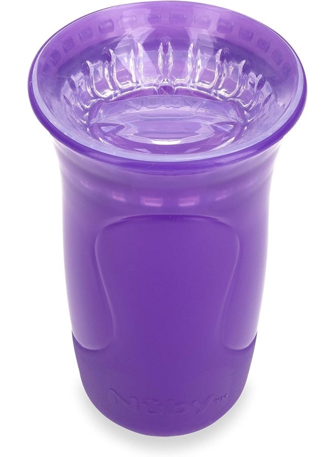 Nuby كوب نوبى 3 قطع بدون انسكاب حافة ذكية 360 مع حافة سيليكون سهلة التنظيف بتقنية اللمس - Image 5