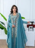 AL BENT AL SHARQIEH betrol blue