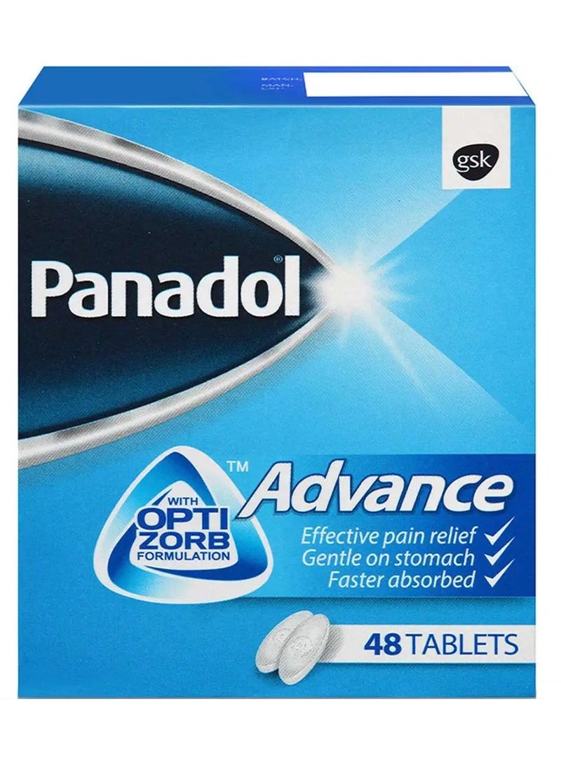 بانادول أدفانس أوبتيزورب أقراص 48 قرص