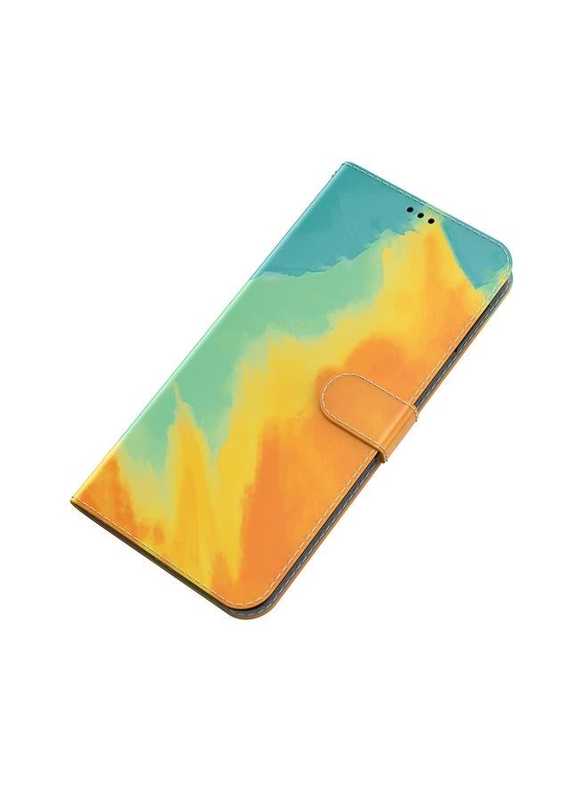 Zaboon Case For Infinix Note 12 Pro 4G Watercolor Pattern Flip Leather Phone Case - Image 5