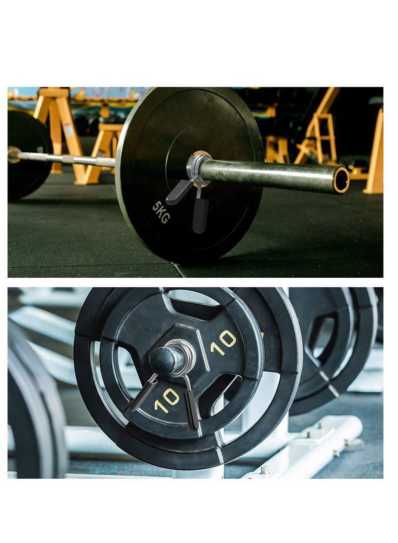 Excefore Spring Clip Collars 2 inch Barbell Exercise Collar Clamps for Strength Training Gym Fitness Training Weight Lifting Equipment for Smooth Dumbbell Handle or Standard Weightlifting Barbell - Image 4