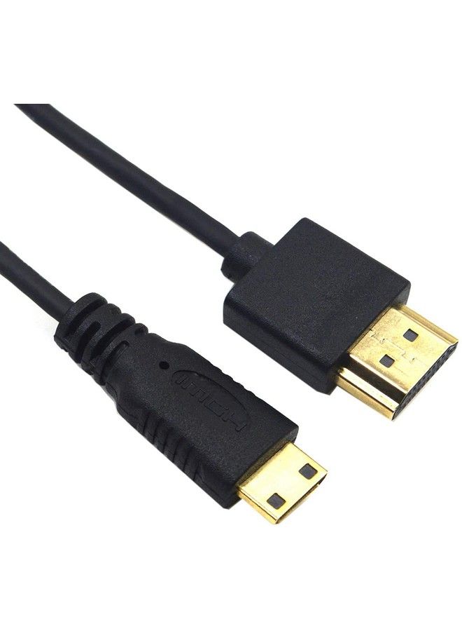 Duttek Mini Hdmi To Hdmi Cable Hdmi To Mini Hdmi Cable Ultrathin Hdmi Male To Mini Hdmi Male Cable Support 4K Ultra Hd 1080P 3Dfor Projector Monitor Camcorder(Hdmi 2.0) (60Cm 2Feet) - Image 1
