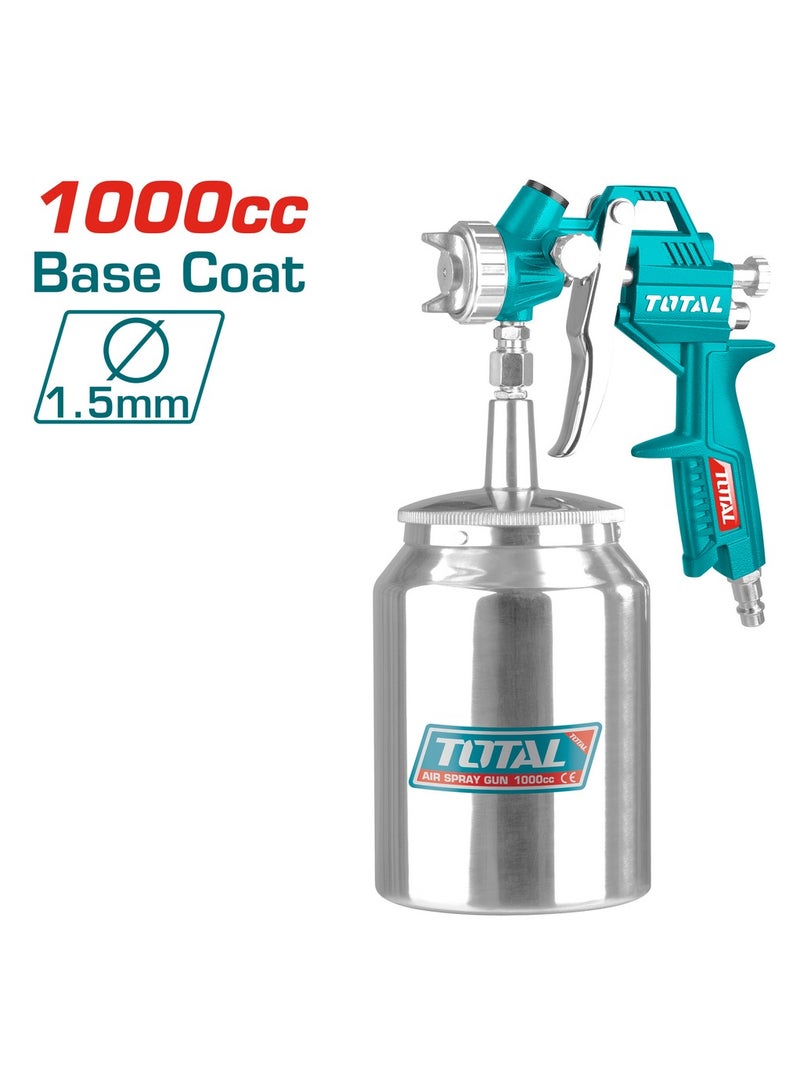 TOTAL Air spray gun 1000cc nozzle 1.5 mm