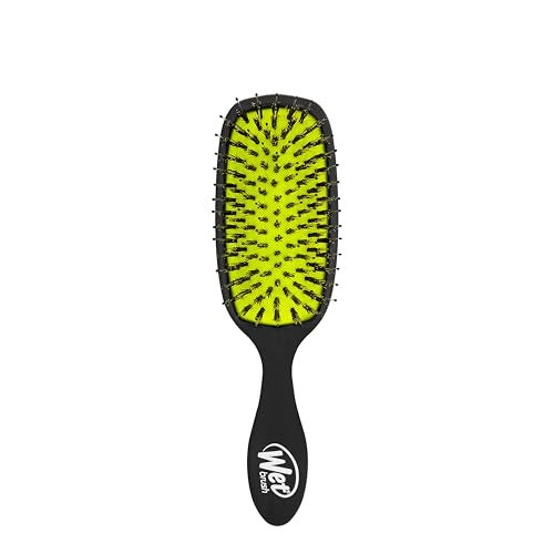 Wet Brush Shine Enhancer Hair Brush, Purple - Exclusive Ultra-soft IntelliFlex Bristles - Natural Boar Bristles Leave Hair Shiny And Smooth For All Hair Types - For Women, Men, Wet And Dry - Image 1