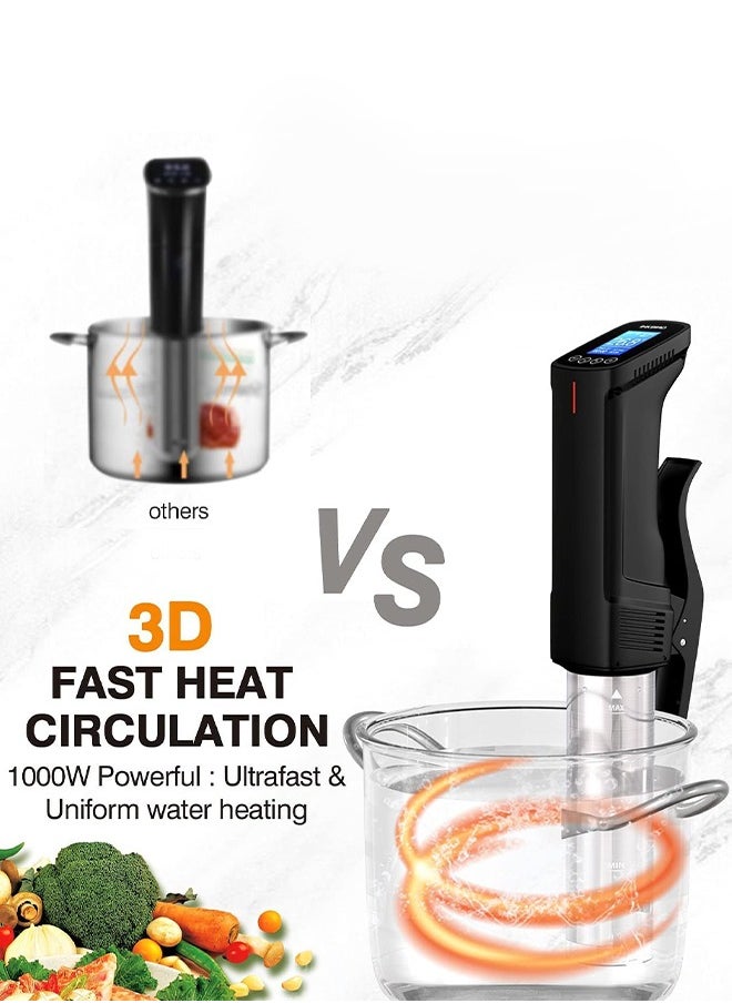 INKBIRD WiFi Sous-Vide Cooker & Vacuum Sealer Set Full Starter Kits Include Automatic PowerVac Air Sealing Machine for Food Preservation and Sous vide Machine with Recipes Precise Temperature & Timer - pzsku/Z3C42292E87516F1E4CA1Z/45/_/1709798965/c65906bd-ab66-4e0d-bed7-e3886199420f