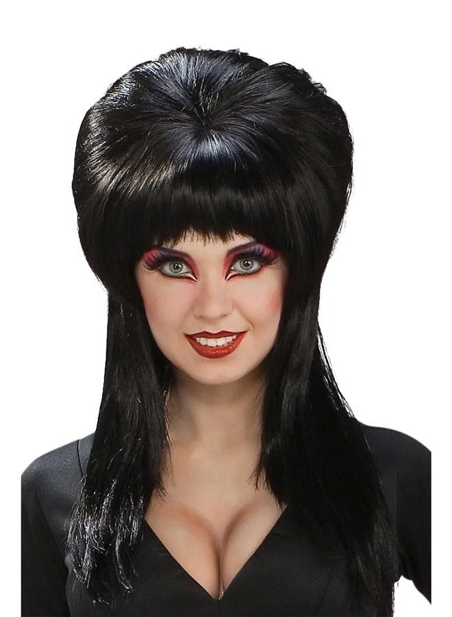 RUBIE'S womens Elvira, Mistress of the Dark, Long Wig Party Supplies, As Shown, One Size US
