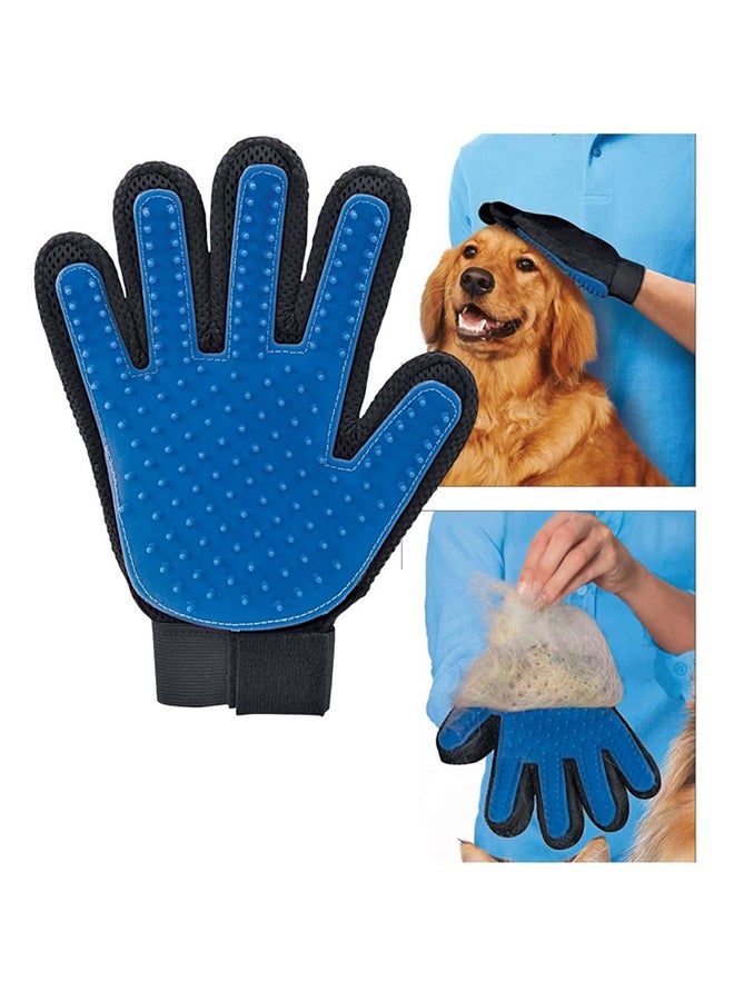Loquat Massage And Bath Glove Blue/Black - Image 3