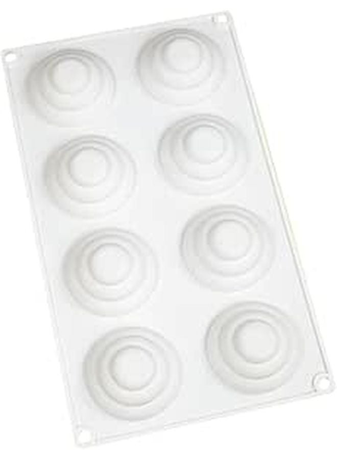 8 Cavity Silicone Muffin Pan Nonstick Multi Tier Cupcake Baking Mold For Home Dessert - Image 1