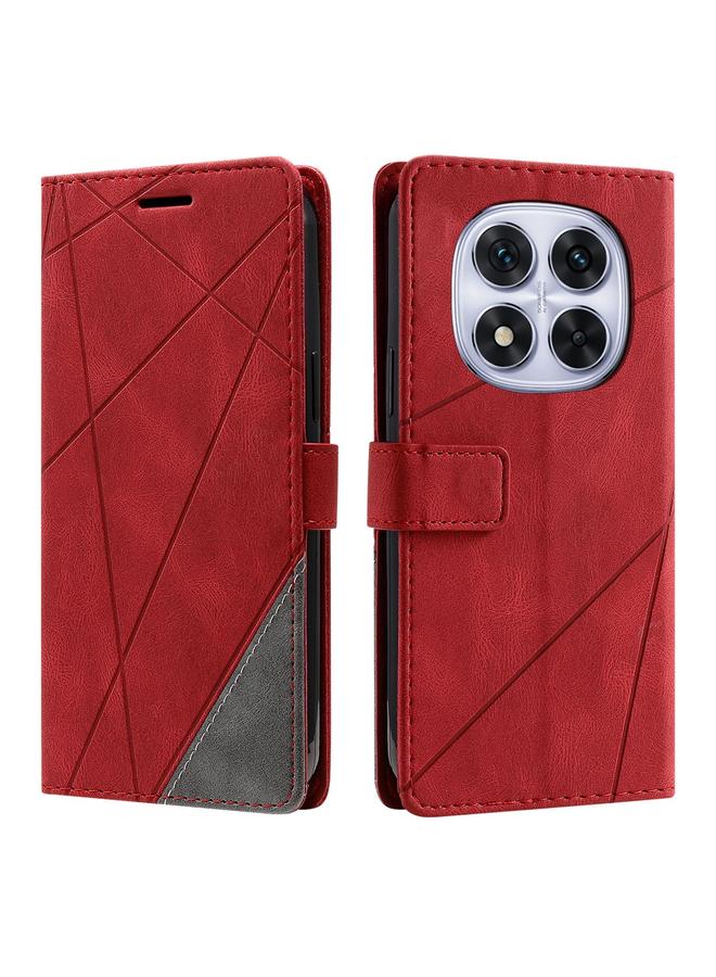 S-TOP Case For Redmi Note 14 Pro 5G Skin Feel Splicing Leather Phone Case - Image 2