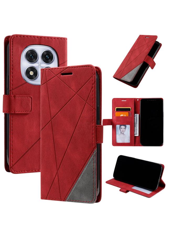 S-TOP Case For Redmi Note 14 Pro 5G Skin Feel Splicing Leather Phone Case - Image 1
