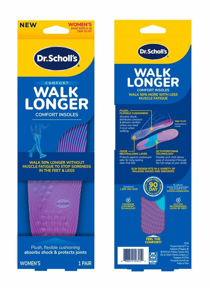 Dr. Scholl's - نعال دكتور شول ووك أطول راحة للنساء - Image 1
